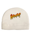 Onomatopoeia BAMM Adult Fleece Beanie Cap Hat-Beanie-TooLoud-White-One-Size-Fits-Most-Davson Sales