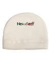 Mexcellent Flag Color - Cinco De Mayo Adult Fleece Beanie Cap Hat-Beanie-TooLoud-White-One-Size-Fits-Most-Davson Sales