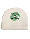 I'm Pretending To Be Irish Adult Fleece Beanie Cap Hat-Beanie-TooLoud-White-One-Size-Fits-Most-Davson Sales