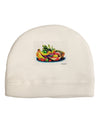 TooLoud Watercolor Fruit Bowl 3 Adult Fleece Beanie Cap Hat-Beanie-TooLoud-White-One-Size-Fits-Most-Davson Sales