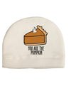 You are the PUMPKIN Adult Fleece Beanie Cap Hat-Beanie-TooLoud-White-One-Size-Fits-Most-Davson Sales