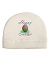 One Happy Easter Egg Adult Fleece Beanie Cap Hat-Beanie-TooLoud-White-One-Size-Fits-Most-Davson Sales