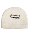 TooLoud Custom Grandpa Since YOUR YEAR Adult Fleece Beanie Cap Hat-Beanie-TooLoud-White-One-Size-Fits-Most-Davson Sales