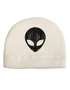 Extraterrestrial Face - Alien Distressed Child Fleece Beanie Cap Hat by TooLoud-Beanie-TooLoud-White-One-Size-Fits-Most-Davson Sales