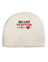 Heart Stopper Adult Fleece Beanie Cap Hat-Beanie-TooLoud-White-One-Size-Fits-Most-Davson Sales