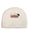 I'm A Hooker Adult Fleece Beanie Cap Hat-Beanie-TooLoud-White-One-Size-Fits-Most-Davson Sales