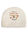 Pumpkin Spice Season Adult Fleece Beanie Cap Hat-Beanie-TooLoud-White-One-Size-Fits-Most-Davson Sales