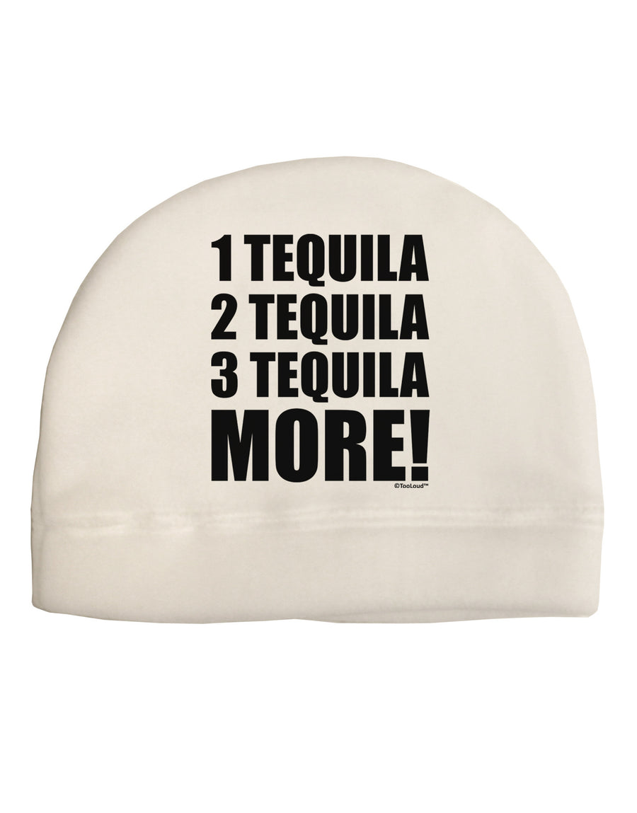 1 Tequila 2 Tequila 3 Tequila More WOMENS Small Fleece Beanie Cap Hat-Beanie-TooLoud-White-One-Size-Fits-Most-Davson Sales