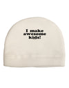 I Make Awesome Kids Adult Fleece Beanie Cap Hat by TooLoud-Beanie-TooLoud-White-One-Size-Fits-Most-Davson Sales