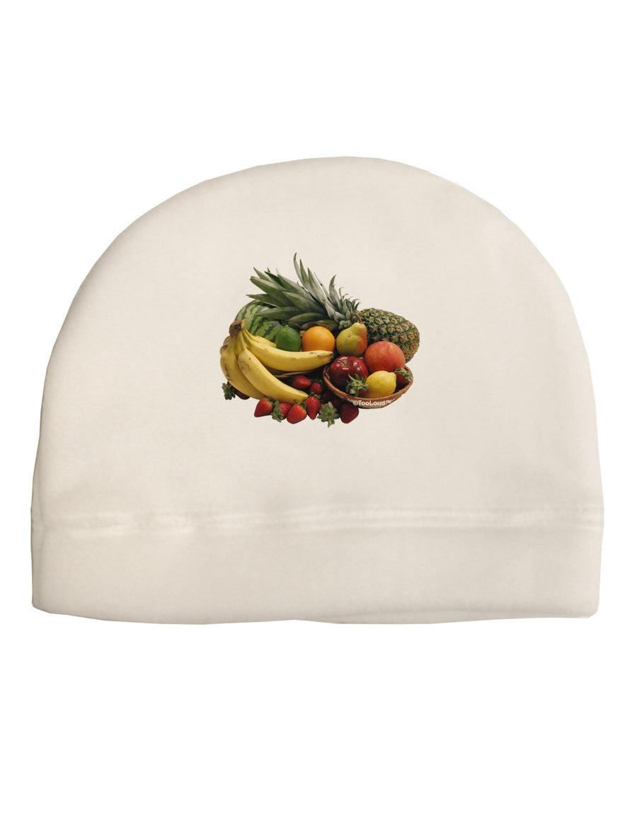 Fruit Basket Still Life Adult Fleece Beanie Cap Hat-Beanie-TooLoud-White-One-Size-Fits-Most-Davson Sales