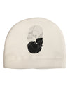 White And Black Inverted Skulls Child Fleece Beanie Cap Hat by TooLoud-Beanie-TooLoud-White-One-Size-Fits-Most-Davson Sales