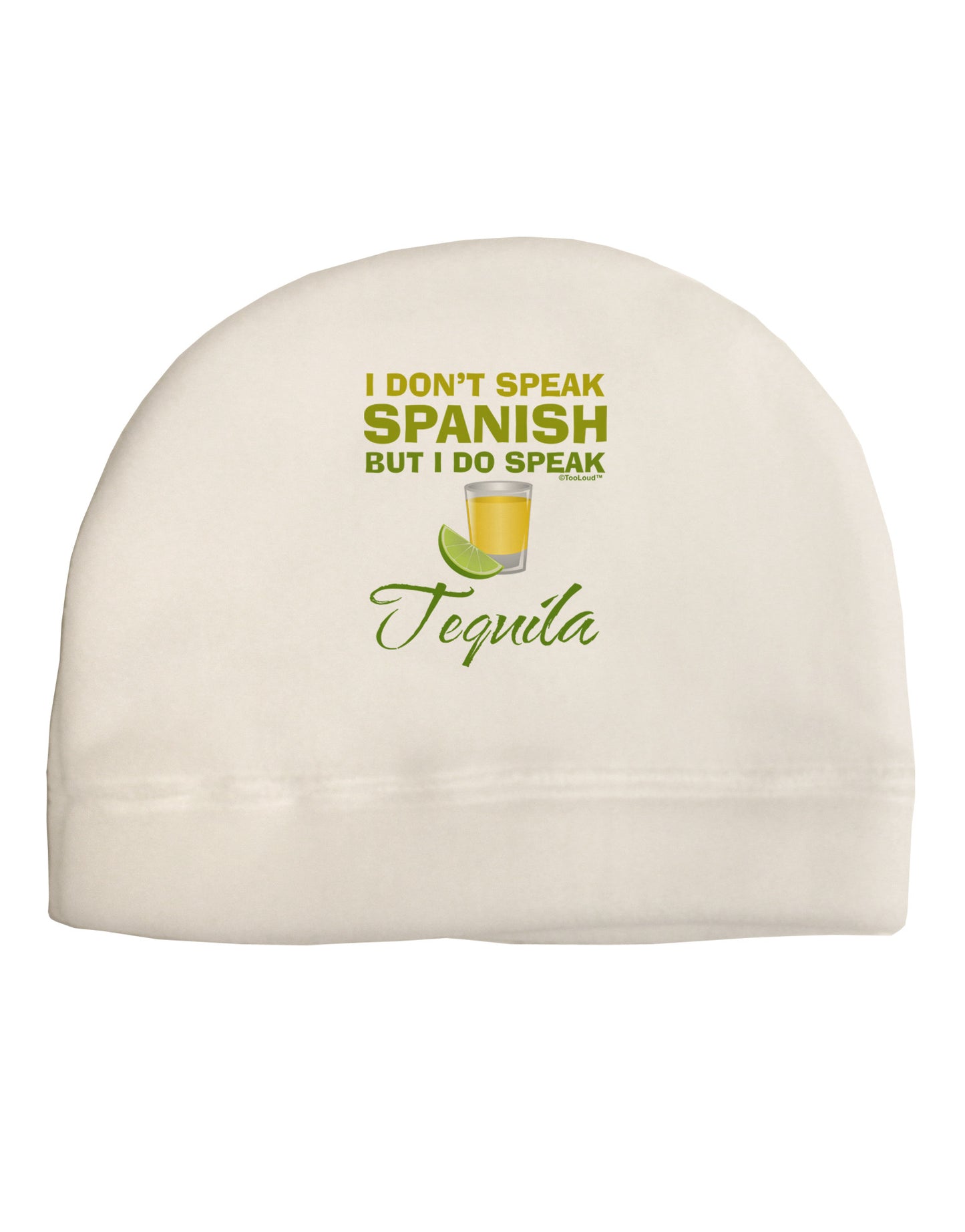 I Do Speak Tequila Adult Fleece Beanie Cap Hat-Beanie-TooLoud-White-One-Size-Fits-Most-Davson Sales