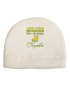 I Do Speak Tequila Adult Fleece Beanie Cap Hat-Beanie-TooLoud-White-One-Size-Fits-Most-Davson Sales