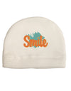 Smile Adult Fleece Beanie Cap Hat-Beanie-TooLoud-White-One-Size-Fits-Most-Davson Sales