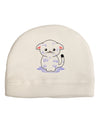 Wet Pussycat Adult Fleece Beanie Cap Hat-Beanie-TooLoud-White-One-Size-Fits-Most-Davson Sales