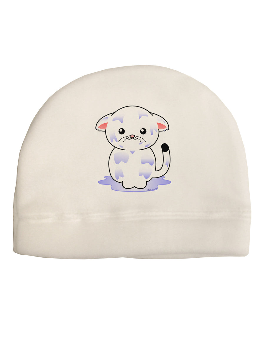 Wet Pussycat Adult Fleece Beanie Cap Hat-Beanie-TooLoud-White-One-Size-Fits-Most-Davson Sales