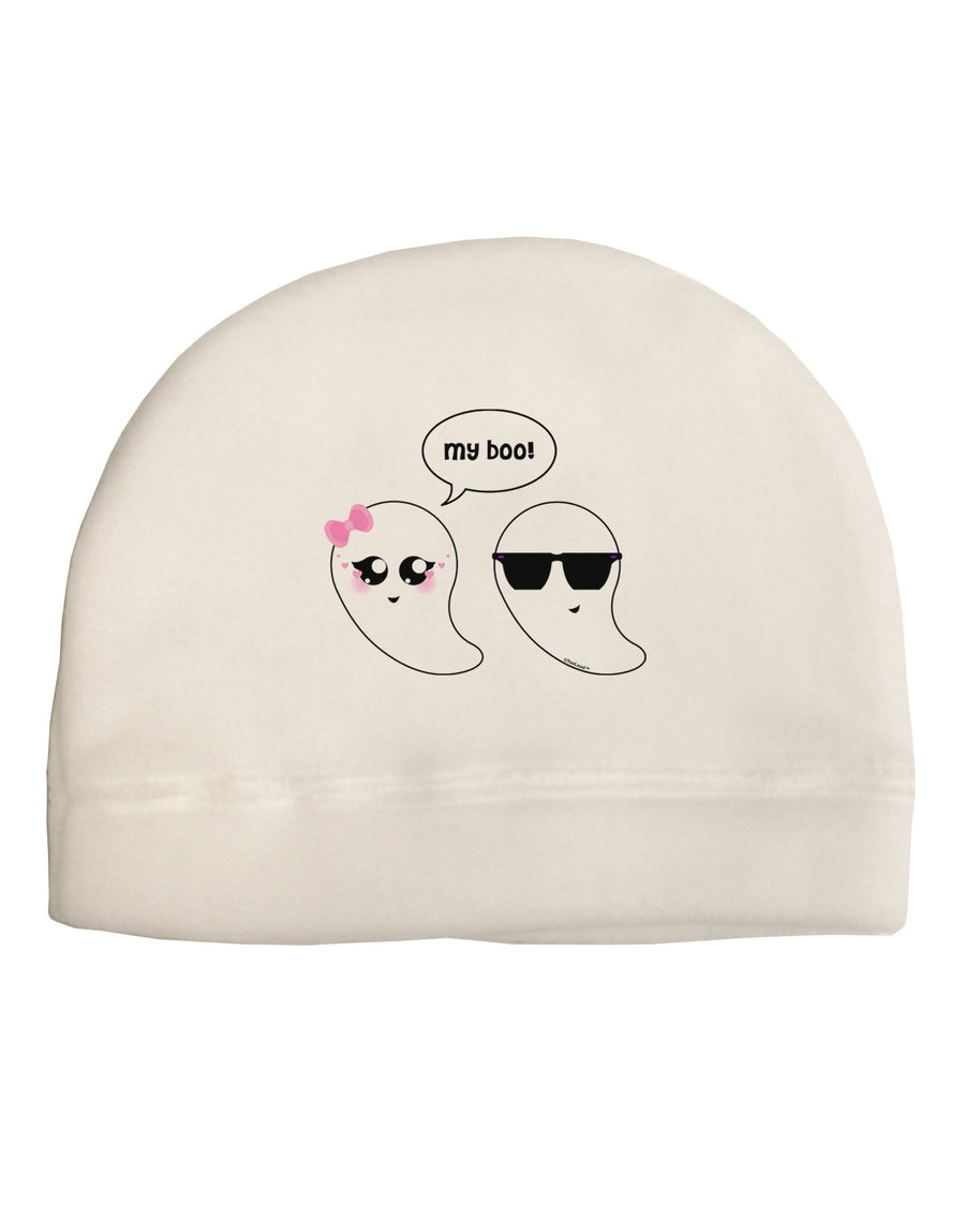 Cute Ghost Couple My Boo Halloween Child Fleece Beanie Cap Hat-Beanie-TooLoud-White-One-Size-Fits-Most-Davson Sales