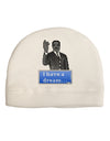 I have a Dream Pixel Art Adult Fleece Beanie Cap Hat by TooLoud-Beanie-TooLoud-White-One-Size-Fits-Most-Davson Sales