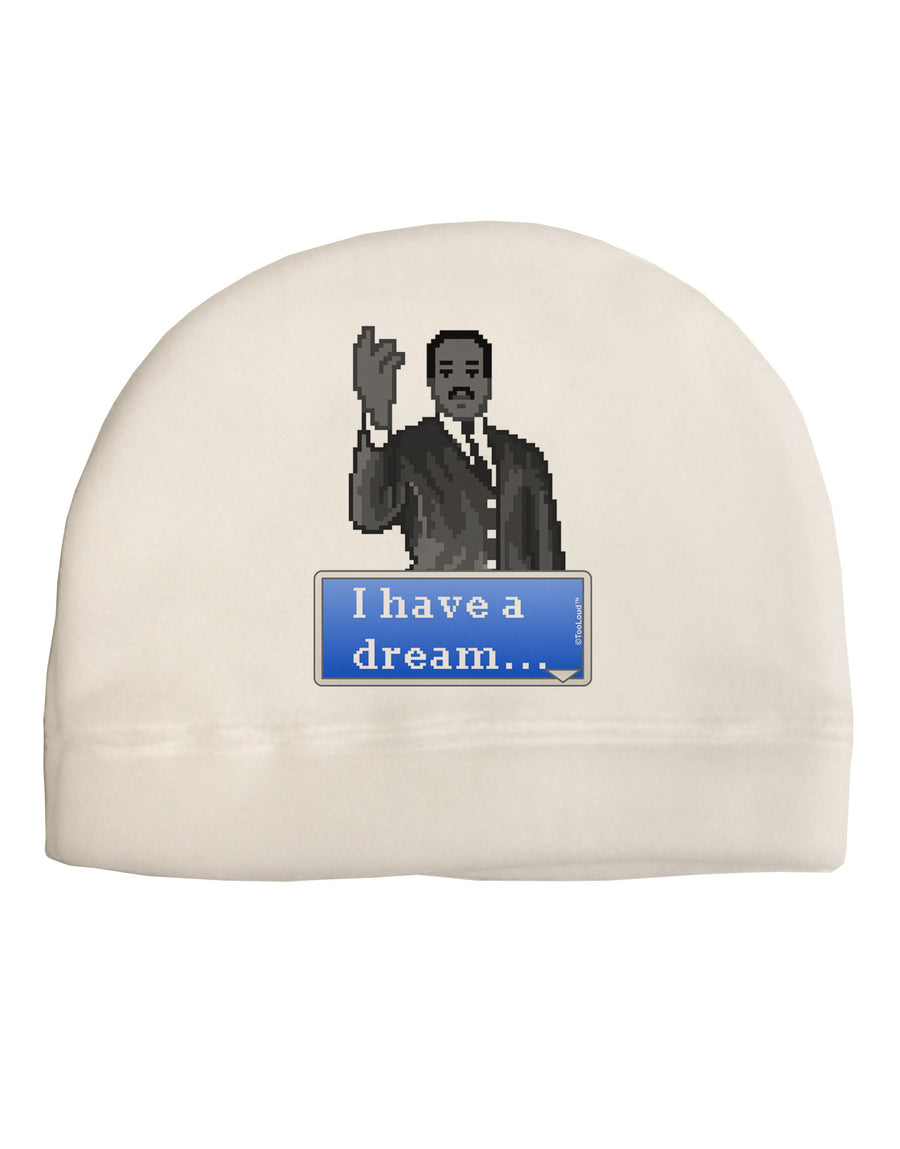 I have a Dream Pixel Art Adult Fleece Beanie Cap Hat by TooLoud-Beanie-TooLoud-White-One-Size-Fits-Most-Davson Sales