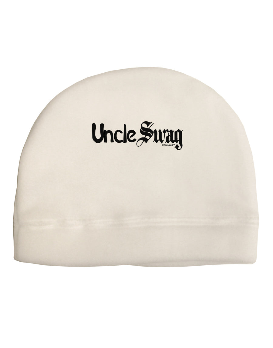 Uncle Swag Text Adult Fleece Beanie Cap Hat by TooLoud-Beanie-TooLoud-White-One-Size-Fits-Most-Davson Sales