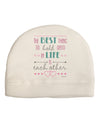 The Best Thing to Hold Onto in Life is Each Other - Color Adult Fleece Beanie Cap Hat-Beanie-TooLoud-White-One-Size-Fits-Most-Davson Sales