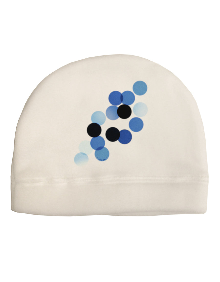 Inverted Bokeh Adult Fleece Beanie Cap Hat by-Beanie-TooLoud-White-One-Size-Fits-Most-Davson Sales