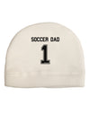 Soccer Dad Jersey Adult Fleece Beanie Cap Hat by TooLoud-Beanie-TooLoud-White-One-Size-Fits-Most-Davson Sales