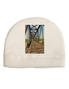 Colorado Landscape Bridge Adult Fleece Beanie Cap Hat-Beanie-TooLoud-White-One-Size-Fits-Most-Davson Sales