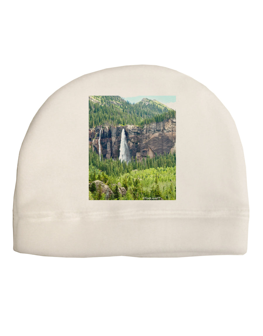 Beautiful Cliffs Nature Adult Fleece Beanie Cap Hat by-Beanie-TooLoud-White-One-Size-Fits-Most-Davson Sales