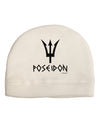 Trident of Poseidon with Text - Greek Mythology Child Fleece Beanie Cap Hat by TooLoud-Beanie-TooLoud-White-One-Size-Fits-Most-Davson Sales