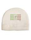 Mexican Flag of Margaritas Adult Fleece Beanie Cap Hat by TooLoud-Beanie-TooLoud-White-One-Size-Fits-Most-Davson Sales