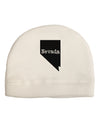 Nevada - United States Shape Child Fleece Beanie Cap Hat by TooLoud-Beanie-TooLoud-White-One-Size-Fits-Most-Davson Sales