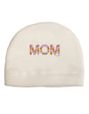 Mom Flowers Design Child Fleece Beanie Cap Hat by TooLoud-Beanie-TooLoud-White-One-Size-Fits-Most-Davson Sales