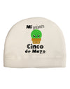 Mi Primer Cinco de Mayo - Cute Cactus Design Child Fleece Beanie Cap Hat by TooLoud-Beanie-TooLoud-White-One-Size-Fits-Most-Davson Sales