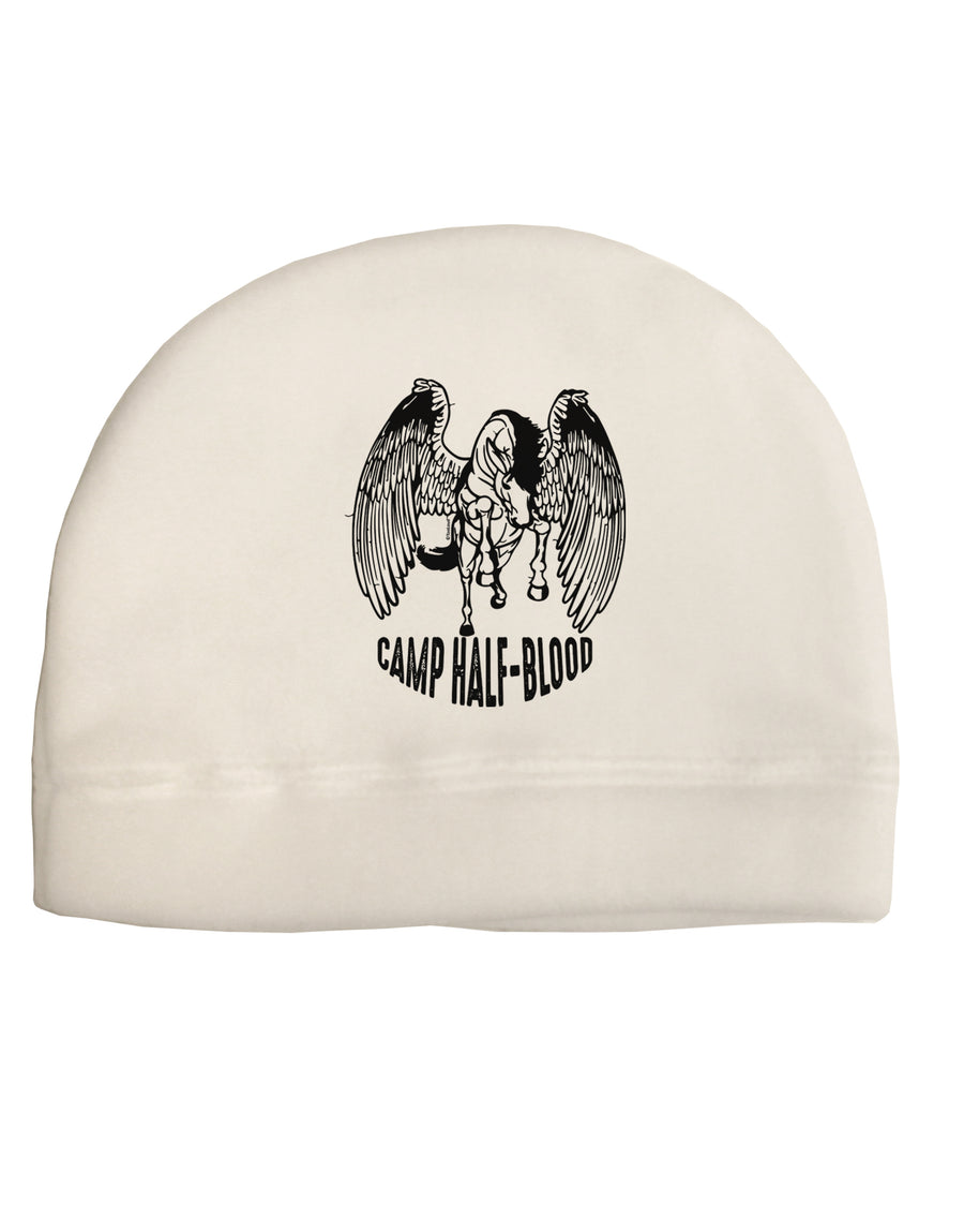 Camp Half-Blood Pegasus Adult Fleece Beanie Cap Hat-Beanie-TooLoud-White-One-Size-Fits-Most-Davson Sales