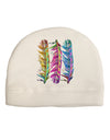 Magic Feathers Adult Fleece Beanie Cap Hat-Beanie-TooLoud-White-One-Size-Fits-Most-Davson Sales