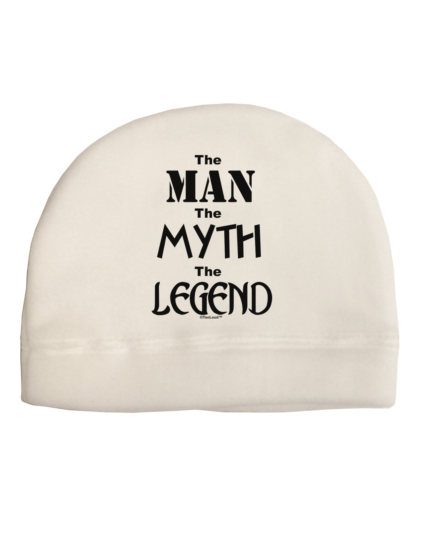 The Man The Myth The Legend Adult Fleece Beanie Cap Hat by TooLoud-Beanie-TooLoud-White-One-Size-Fits-Most-Davson Sales