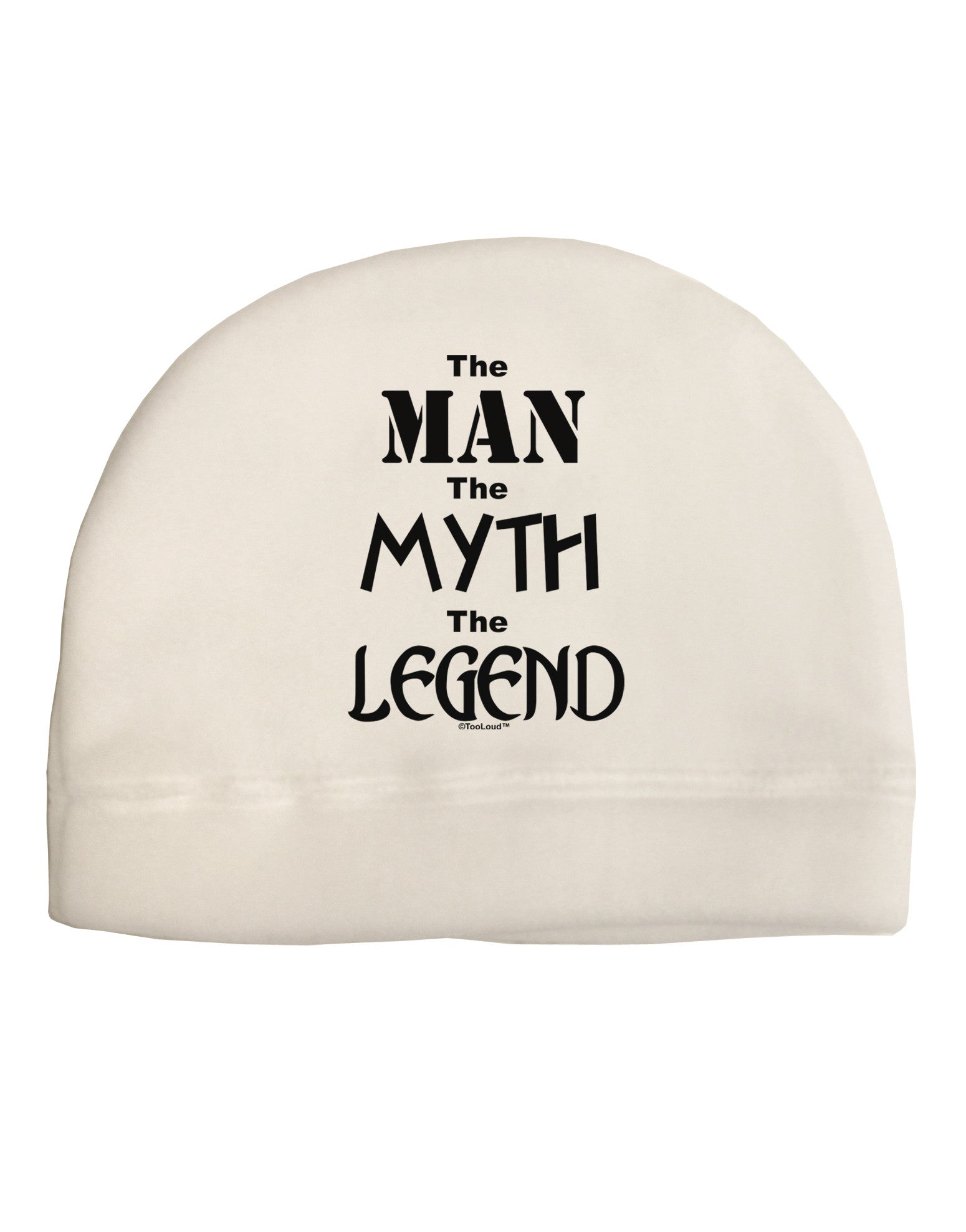 The Man The Myth The Legend Adult Fleece Beanie Cap Hat by TooLoud-Beanie-TooLoud-White-One-Size-Fits-Most-Davson Sales