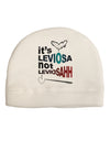 It's LeviOsa not LeviosAHH Adult Fleece Beanie Cap Hat-Beanie-TooLoud-White-One-Size-Fits-Most-Davson Sales