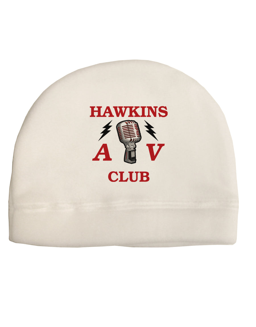 Hawkins AV Club Child Fleece Beanie Cap Hat by TooLoud-Beanie-TooLoud-White-One-Size-Fits-Most-Davson Sales