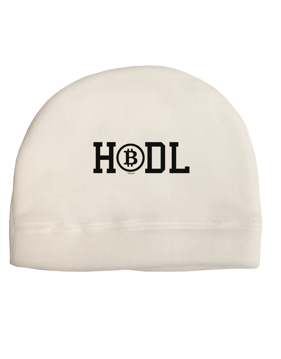 HODL Bitcoin Adult Fleece Beanie Cap Hat-Beanie-TooLoud-White-One-Size-Fits-Most-Davson Sales