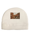 Colorado Painted Rocks Child Fleece Beanie Cap Hat-Beanie-TooLoud-White-One-Size-Fits-Most-Davson Sales