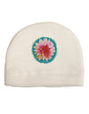 Watercolor Flower Child Fleece Beanie Cap Hat-Beanie-TooLoud-White-One-Size-Fits-Most-Davson Sales