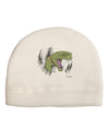 Green Dinosaur Breaking Free Adult Fleece Beanie Cap Hat by TooLoud-Beanie-TooLoud-White-One-Size-Fits-Most-Davson Sales