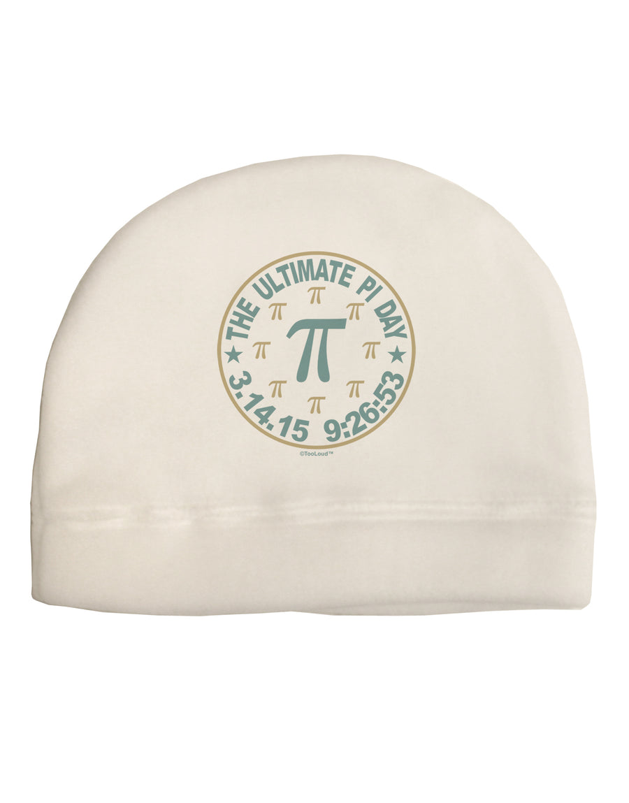 The Ultimate Pi Day Emblem Adult Fleece Beanie Cap Hat by TooLoud-Beanie-TooLoud-White-One-Size-Fits-Most-Davson Sales