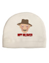 Scary Face With a Hat - Happy Halloween Child Fleece Beanie Cap Hat-Beanie-TooLoud-White-One-Size-Fits-Most-Davson Sales