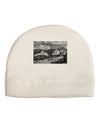 CO Mountain Forest Scene Adult Fleece Beanie Cap Hat-Beanie-TooLoud-White-One-Size-Fits-Most-Davson Sales