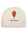 Cute Turkey Leg - Happy Thanksgiving Child Fleece Beanie Cap Hat-Beanie-TooLoud-White-One-Size-Fits-Most-Davson Sales