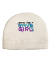 Send Me A Rave Girl Adult Fleece Beanie Cap Hat-Beanie-TooLoud-White-One-Size-Fits-Most-Davson Sales