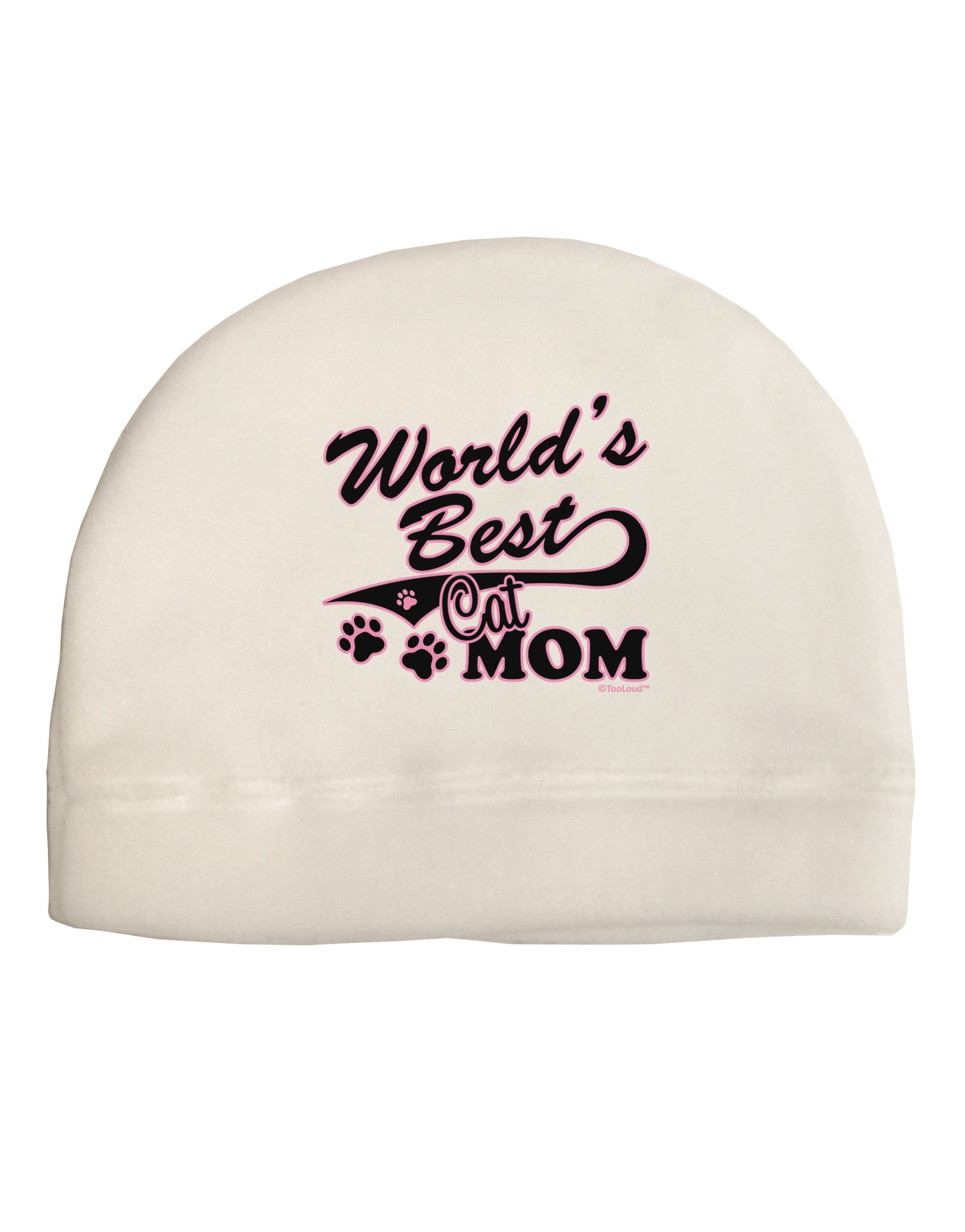 World's Best Cat Mom Adult Fleece Beanie Cap Hat by TooLoud-Beanie-TooLoud-White-One-Size-Fits-Most-Davson Sales